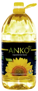 Растительное масло Anko подсолнечное рафинированное, 3 л   