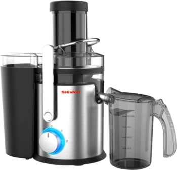  Соковыжималка SHIVAKI SH-JM-630 800 Вт, чёрно-серебристый