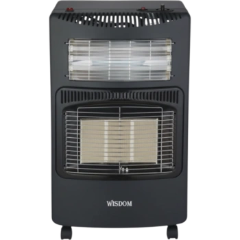 Комбинированный обогреватель Wisdom, 1200 Вт, чёрный