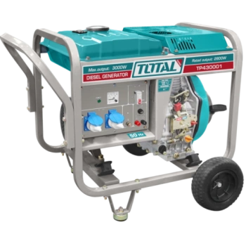 Генератор дизельный TOTAL TP430001 3000 2800 Вт, серо-синий