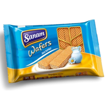 Вафли Sanam с молоком, 180 г 
