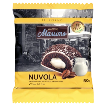 Печенье Maestro Massimo Nuvola сдобное с кофе, 50 г