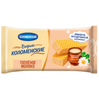 Вафли Коломенские Топленое молоко, 200 г