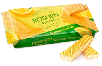 Вафли Roshen Lemon Cream Wafers, 216 г   
