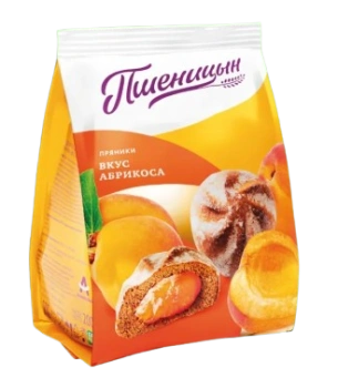 Пряники Пшеницын со вкусом абрикоса, 200 г