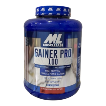 Гейнер Musclelabs Gainer Pro клубника, 4540 г 