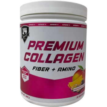 Коллаген Superior 14 Premium Collagen Fiber + Amino, 450 г