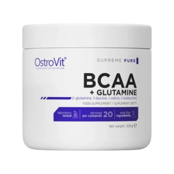 Аминокислоты OstroVit Supreme Pure BCAA + Glutamine, 200 г