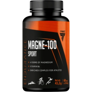 Витамины Trec Nutrition Magne-100 Sport, 60 капсул