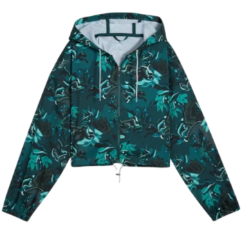 Ветровка PUMA GREEN TERRAINS Woven Jacket Women 527493 XS, зелёный