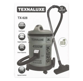 Пылесос Texnaluxe TX-928, 4500W, серо-чёрный