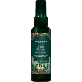 Парфюмированный спрей для тела и волос Yves Rocher Baies d'Hiver, 100 мл