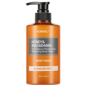 Гель для душа Kundal Honey and Macadamia Body Wash English Rose, 500 мл