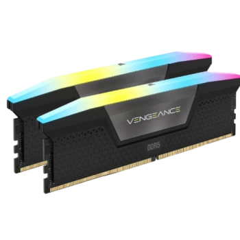 Оперативная память Corsair Vengeance RGB 2x64GB DDR5 DRAM 6000MT/s CL40 (CMH128GX5M2D6000C40), 128 Гб 
