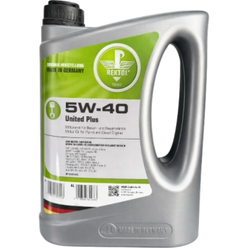 Моторное масло Rektol United Plus 5W-40, 4 л
