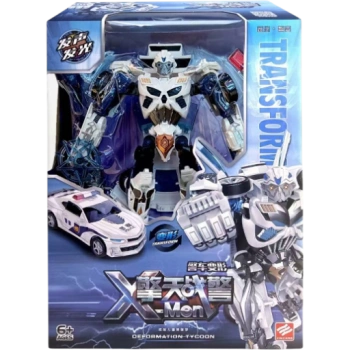 Игрушечный робот-трансформер Jinjiang Deformation Tycoon JJ680A, белый