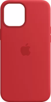 Чехол для iPhone 12 Pro Max Silicone Case (MagSafe), красный