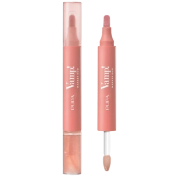 Двусторонний маркер-блеск для губ Pupa Vamp! Marker Duo Lip Marker & Oil Gloss 002, 4 мл