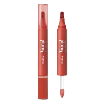 Двусторонний маркер-блеск для губ Pupa Vamp! Marker Duo Lip Marker & Oil Gloss 003, 4 мл