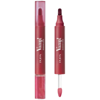 Двусторонний маркер-блеск для губ Pupa Vamp! Marker Duo Lip Marker & Oil Gloss 005, 4 мл 