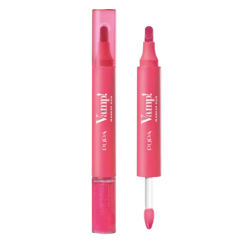 Двусторонний маркер-блеск для губ Pupa Vamp! Marker Duo Lip Marker & Oil Gloss 008, 4 мл