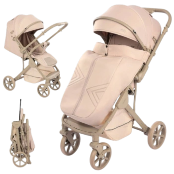 Детская коляска 2 в 1 Kidilo K202F, бежевый