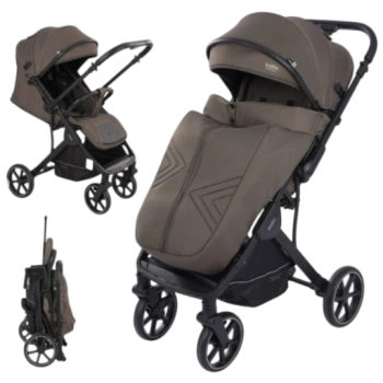 Детская коляска 2 в 1 Kidilo K202F, хаки