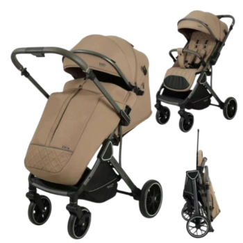 Детская коляска Kidilo K101F, коричневый