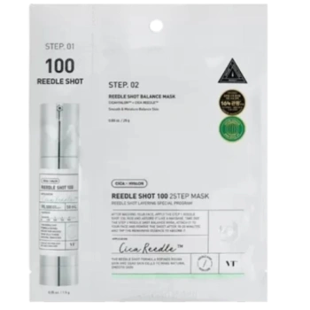 Двухфазная маска для лица VT COSMETICS Reedle Shot 100 2 Step, 1 шт