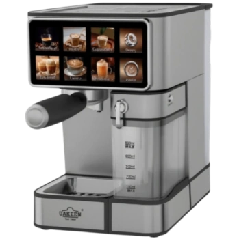 Кофемашина UAKEEN ZL-1503, серебристый 