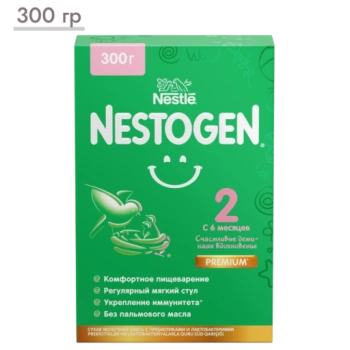 Молочная смесь Nestogen Premium 2 с 6 месяцев, 300 г 