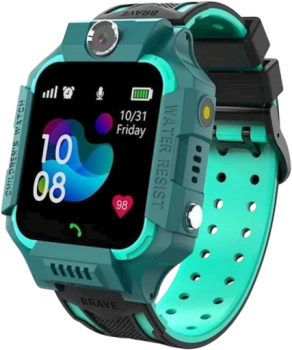 Детские смарт часы Smart 2030 C003, чёрно-зелёный