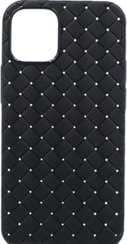 Чехол для iPhone 11 Pro Max "Плетенка", черный
